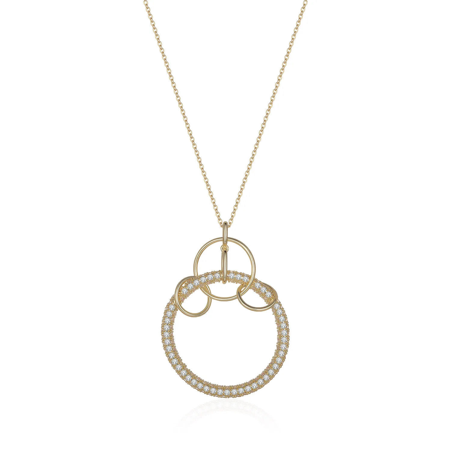 

Round Combination Inlaid Stone Simple Hollow Pendant Female Exquisite Ball High-End Free Shipping