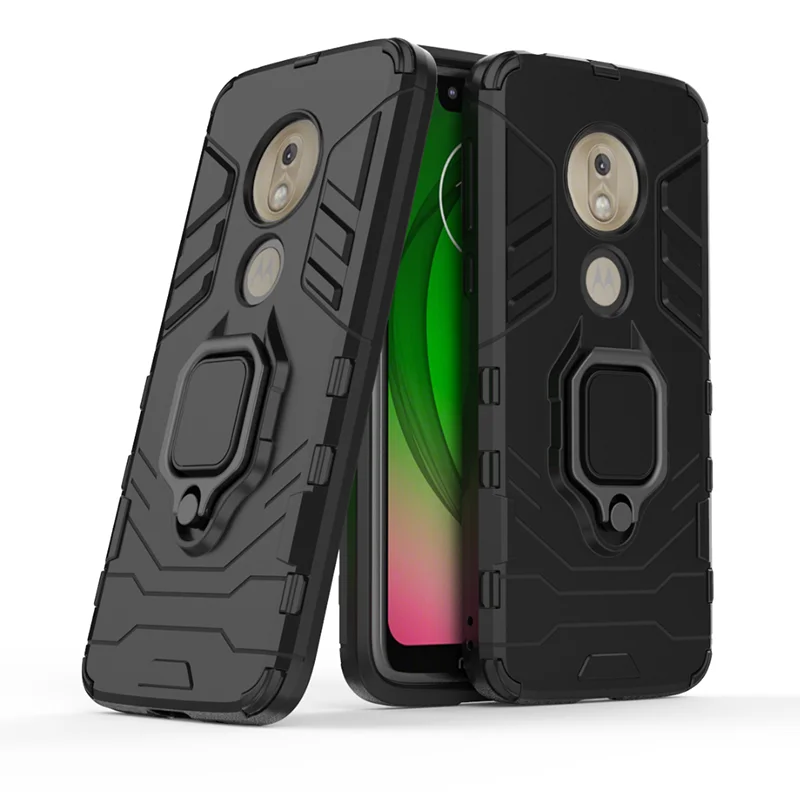 SemgCeKen armor кольцо на палец магнитный автомобильный держатель чехол для motorola moto g7 plus