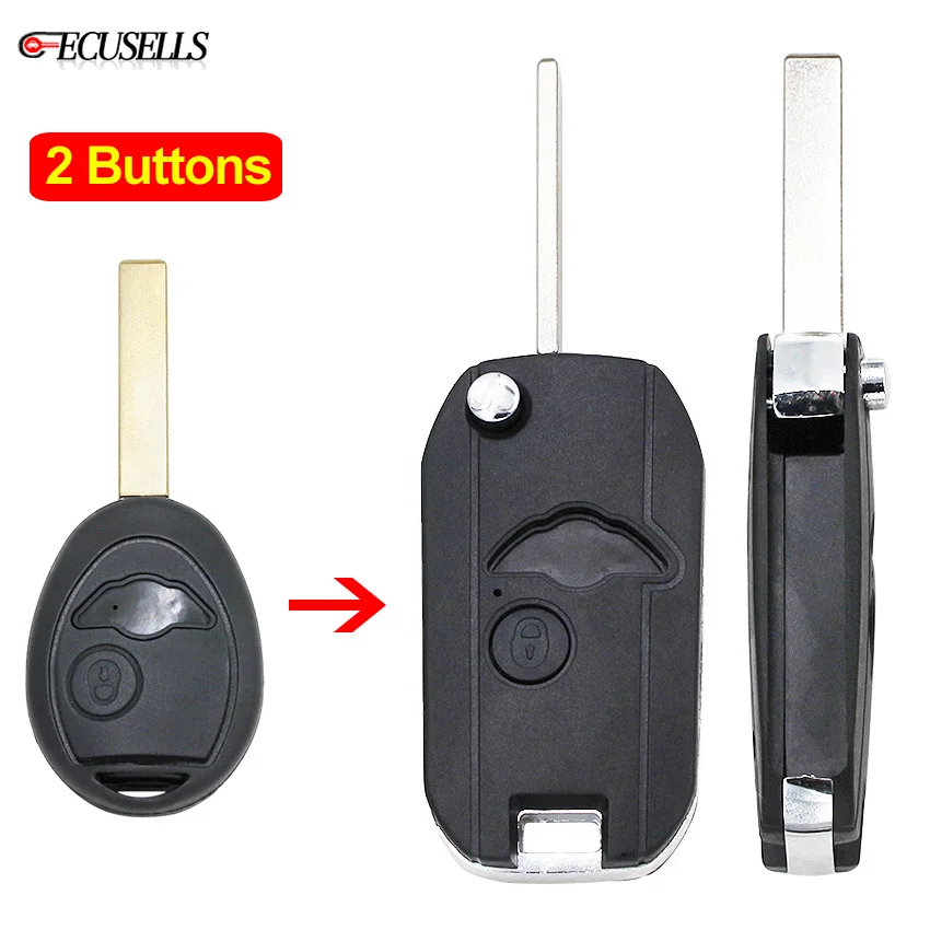 Складной чехол для телефона с 2 кнопками умная фотовспышка BMW Mini Cooper R50 R53 2002 2003 2004