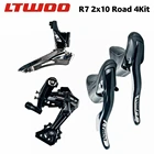 LTWOO R7 2x1 0 скорости, 20s дорожный групповой набор, переключатель передач + задние переключатели + передние Переключатели 4700, R3000
