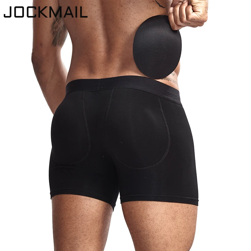 Трусы-боксеры JOCKMAIL мужские с подкладкой нижнее белье со съемными вставками для