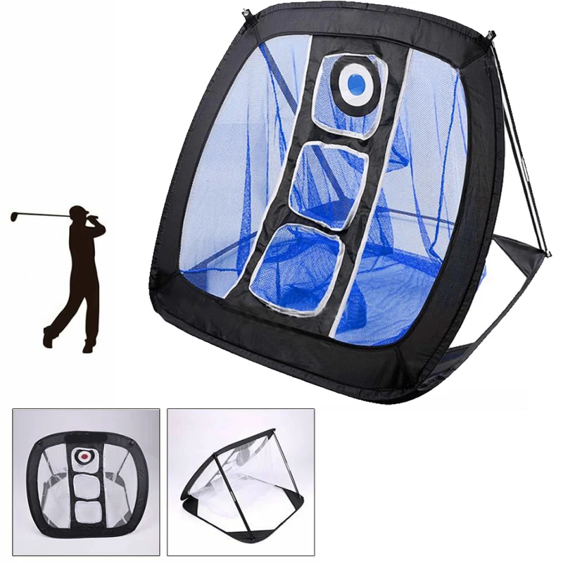 

4Color Foldable Nylon Golf Practice Net Golf Indoor Outdoor Chipping Pitching Cages Golf Collecting Net Training Aids Equipment