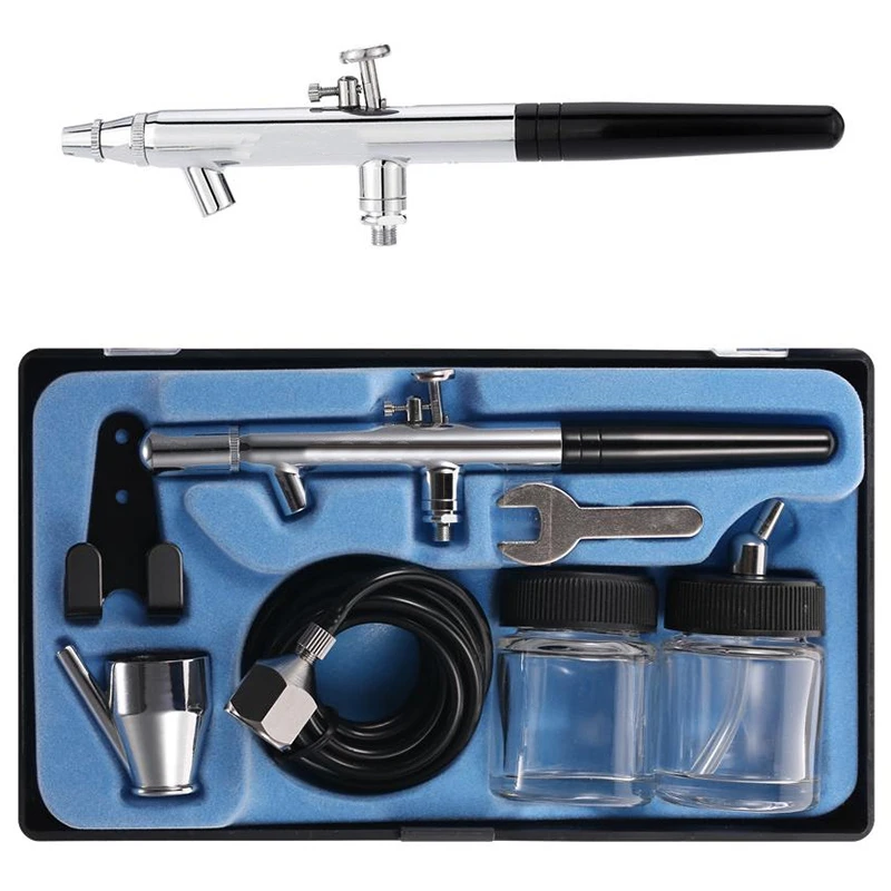 Сифон поток двойного действия 0 35 мм Комплект Спрей Инструмент воздушная Кисть