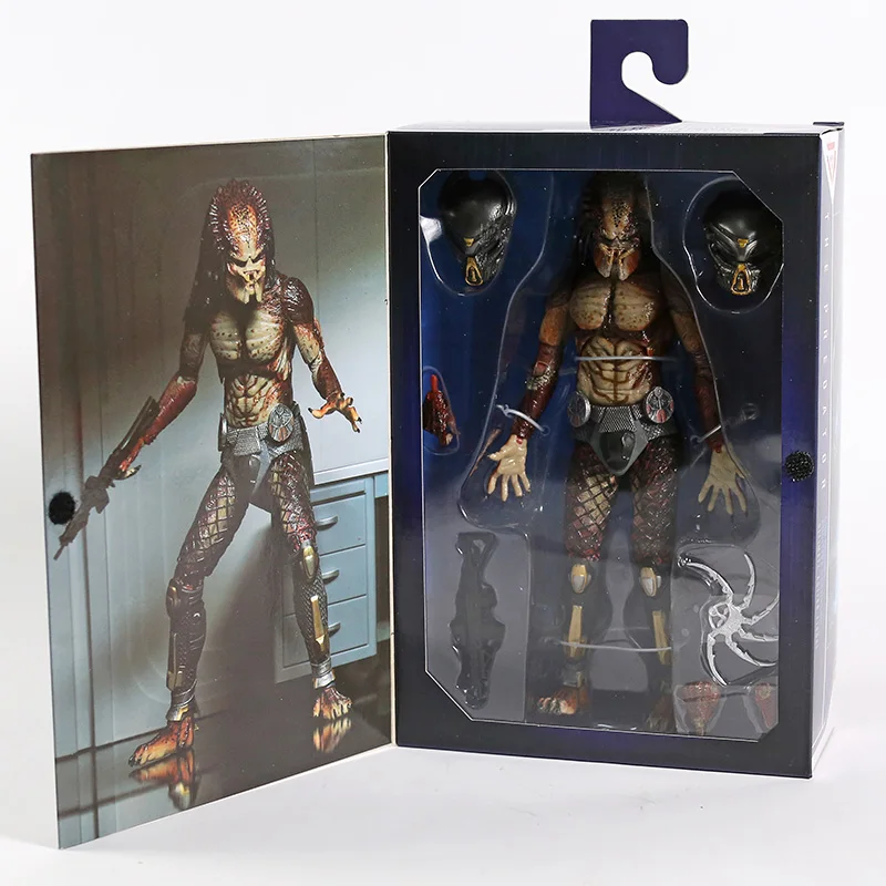 NECA Хищник Ultimate Lab Escape беглый Хищник Dexlue фигурка модель игрушка с светильник