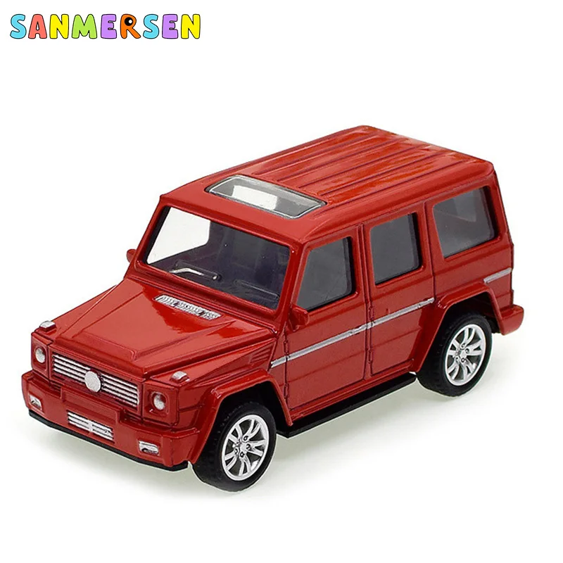 1: 43 Mercedes Benz AMG G63 Коллекционная модель легкосплавного автомобиля, детские игрушки, оттягивающийся автомобиль, литые машины, игрушки для мальчиков, детские игрушки - Цвет: Красный