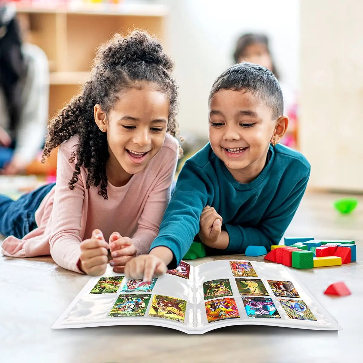 

New 432 Pokemon Album Book Binder 9 pocket Game VMAX GX Cards Collection Map Holder Card Folder Kids Loaded List Toys Gift