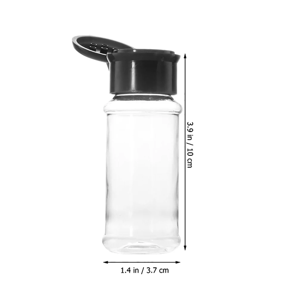 20 шт. пластиковая Солонка и перечница с дырочками сверху банка для приправ