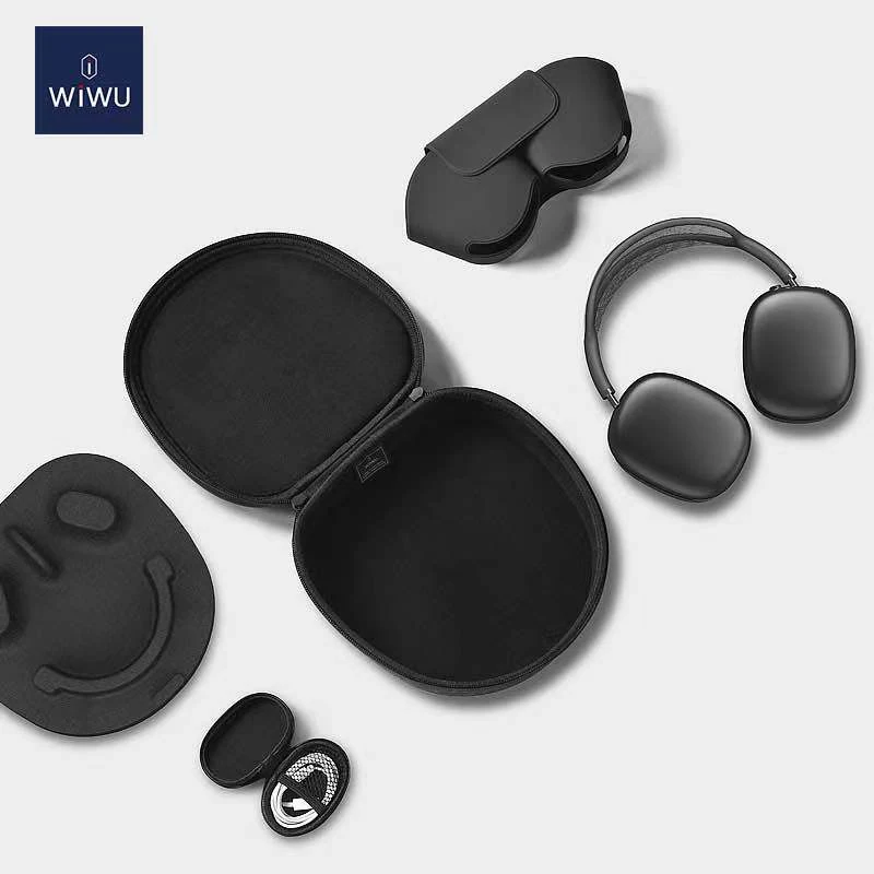 Умный чехол WIWU для Airpods Max EVA Жесткий Чехол водонепроницаемый автоматическое