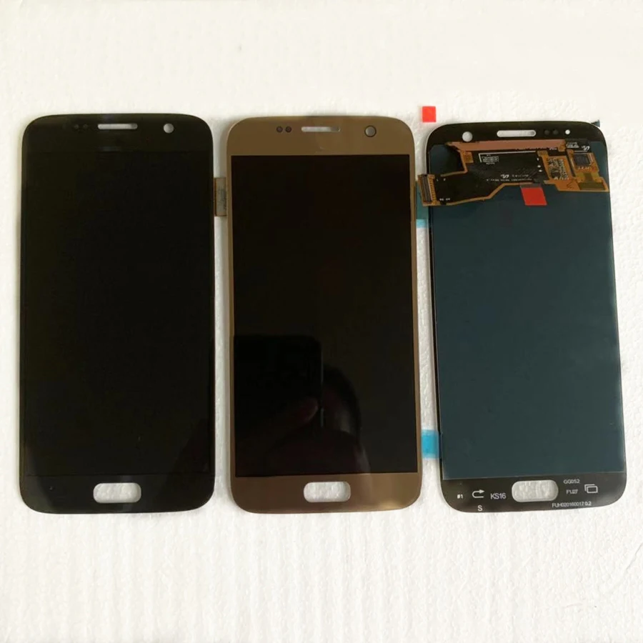 Оригинальный 5 1 ''SUPER AMOLED ЖК-дисплей для SAMSUNG Galaxy S7 плоский дисплей G930 G930V G930F G930T