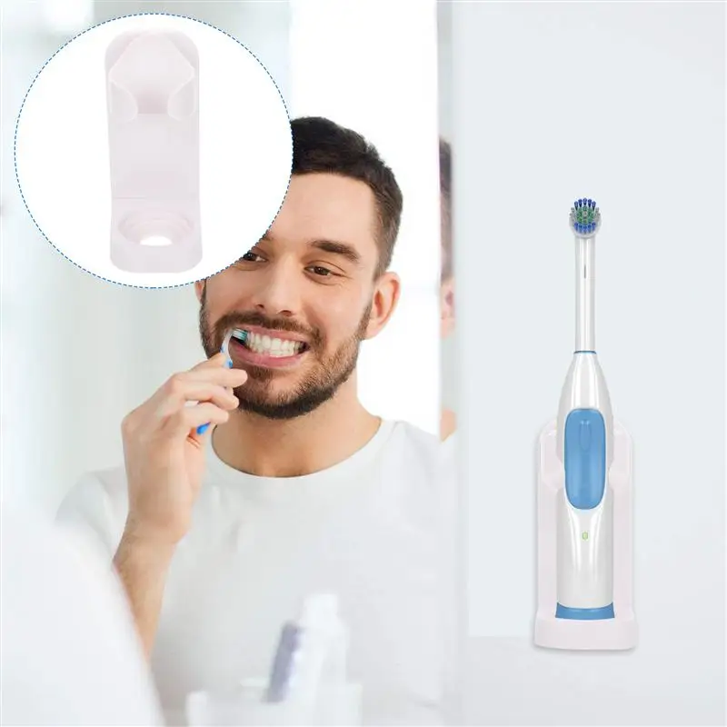 

4pcs Wall Mount Bathroom Electric Toothbrush Racks Electric Toothbrush Holders Toothbrush Rack