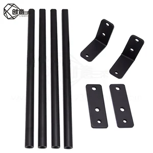 creatiivty 3d printer pull rod kit upgrade black supporting aluminum profile set for creality cr10s10s410s5tevocr10 free global shipping