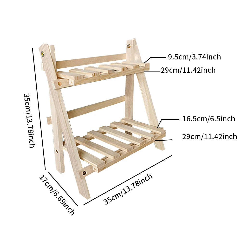 Plant Display Stand Multi Tier Indoor Living Room Wooden Shelf Free Standing Garden Flower Holder Bonsai Storage Rack | Мебель