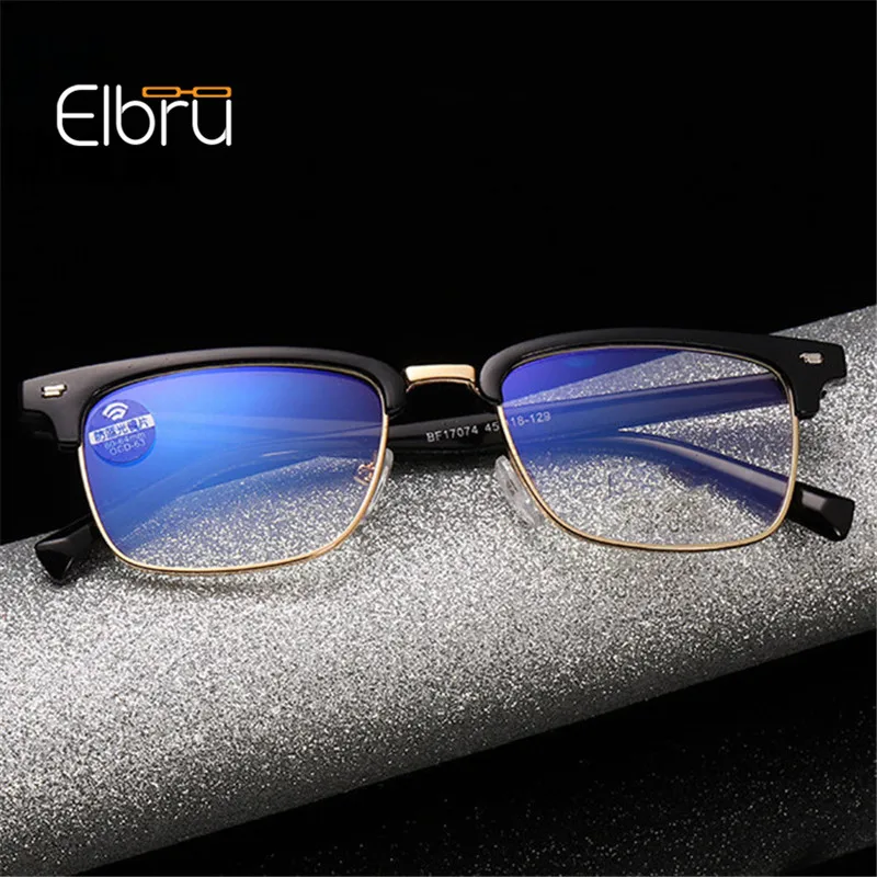 Ультралегкие очки для чтения Elbru с защитой от синего света мужчин и женщин