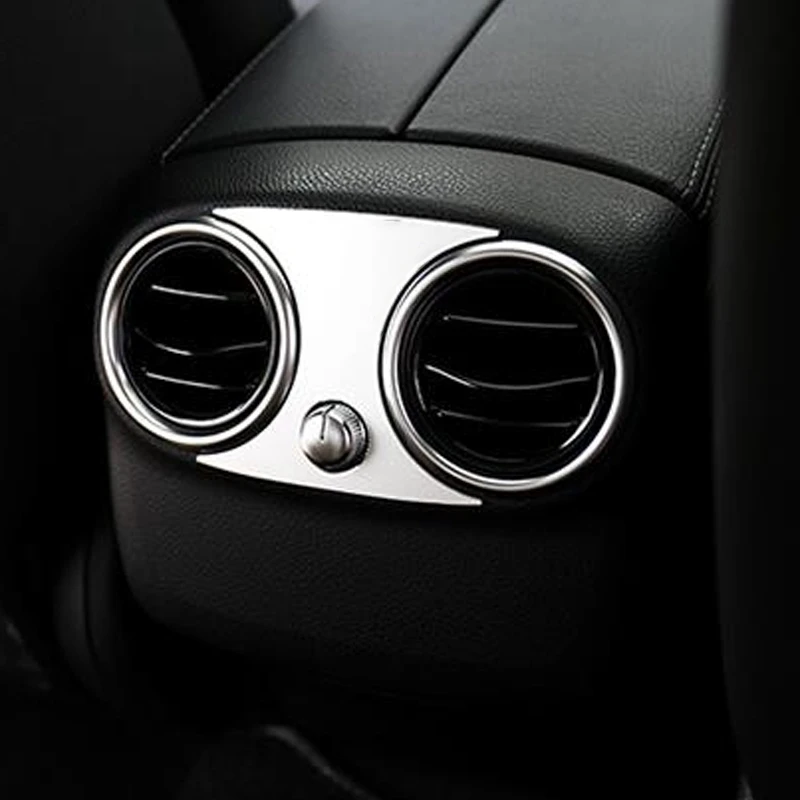 Автомобильный подлокотник заднего выхода воздуха крышка Vent наклейка для Mercedes Benz