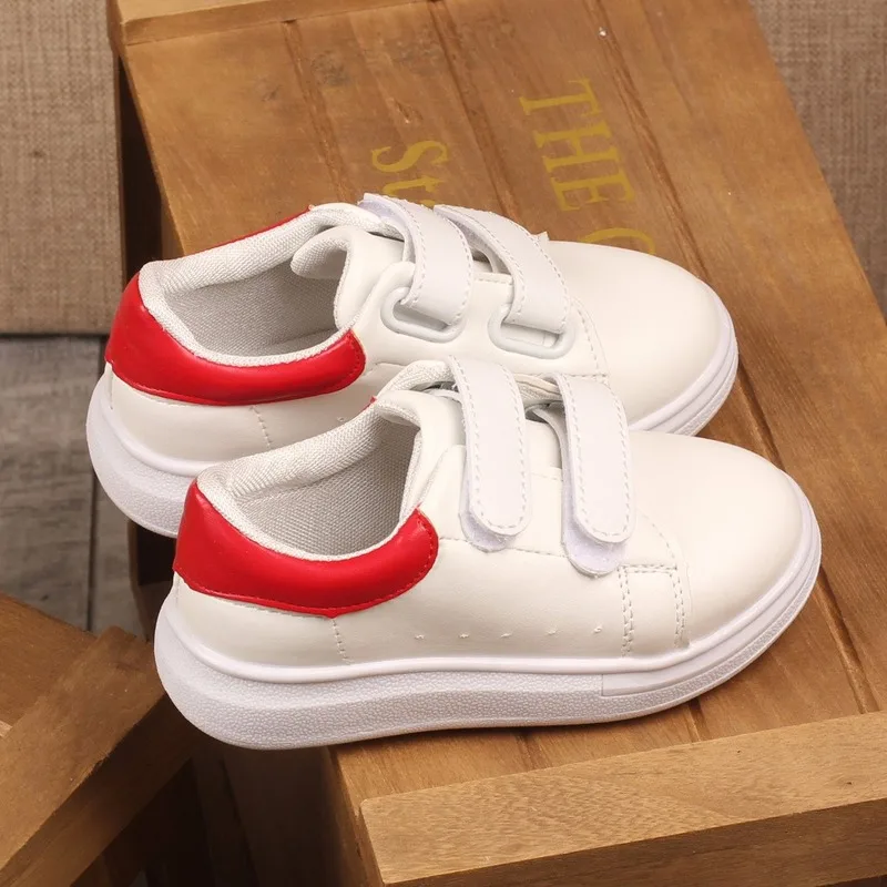 School Student White Kids Shoes for Girl Baby Boy Flat Causal Running Toddler Classic Children Sneakers Boys C12191 | Детская одежда и