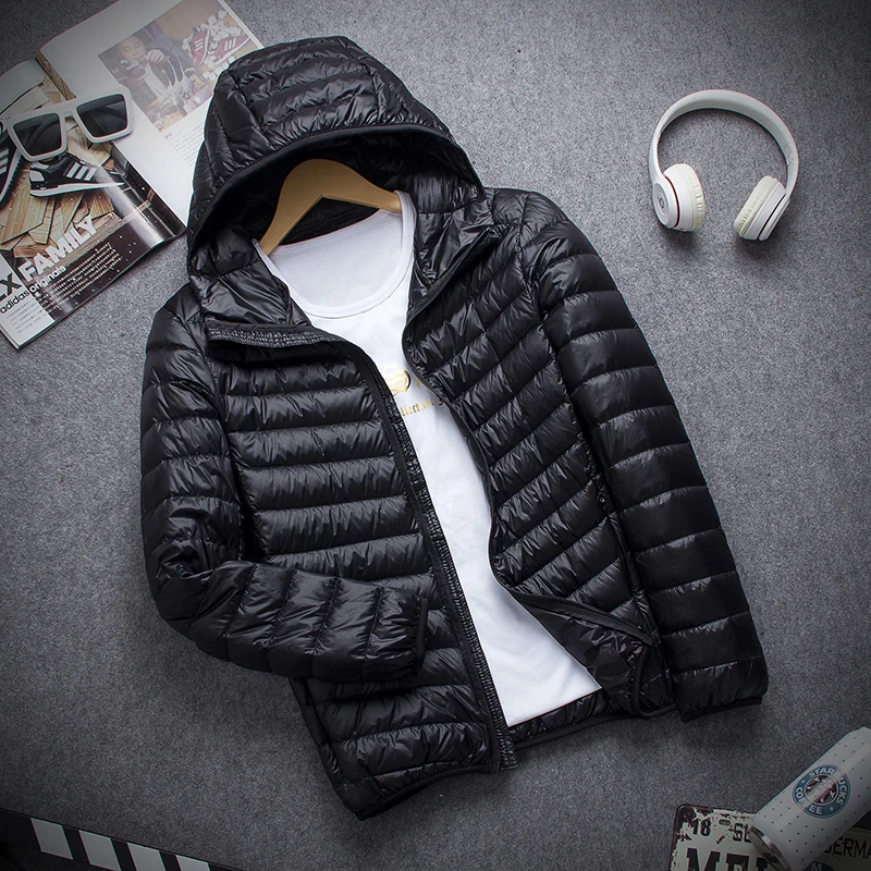 

Men Down Jacket Autumn Boys Down Coat Light Down Jackets Warm Outerwear