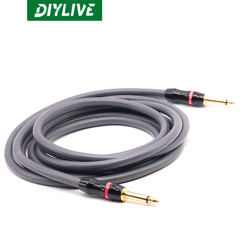 DIYLIVE-AMPLIFICADOR DE audio Monster 850, cable de micrófono 6,5, núcleo grande, 6,5