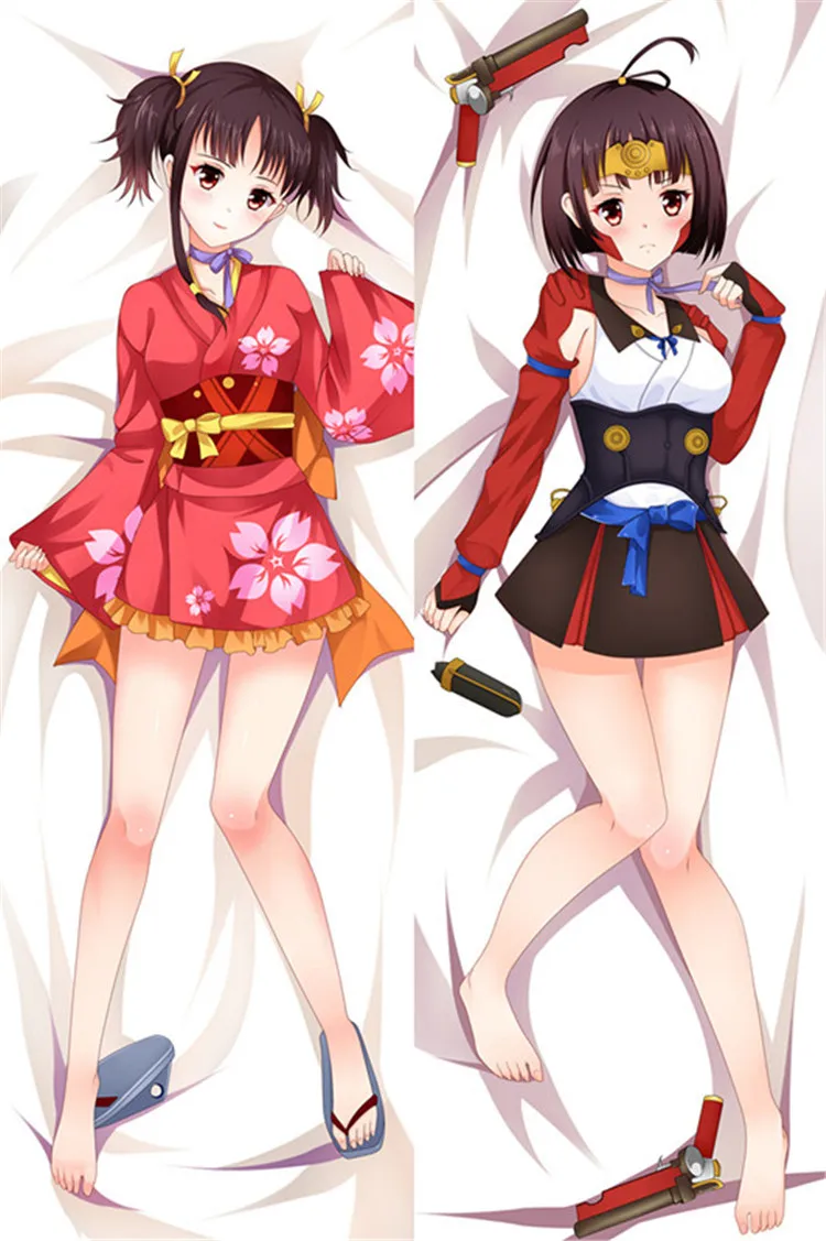 Аниме наволочки Koutetsujou no Kabaneri Mumei Подушка Чехол постельное белье обнимающая