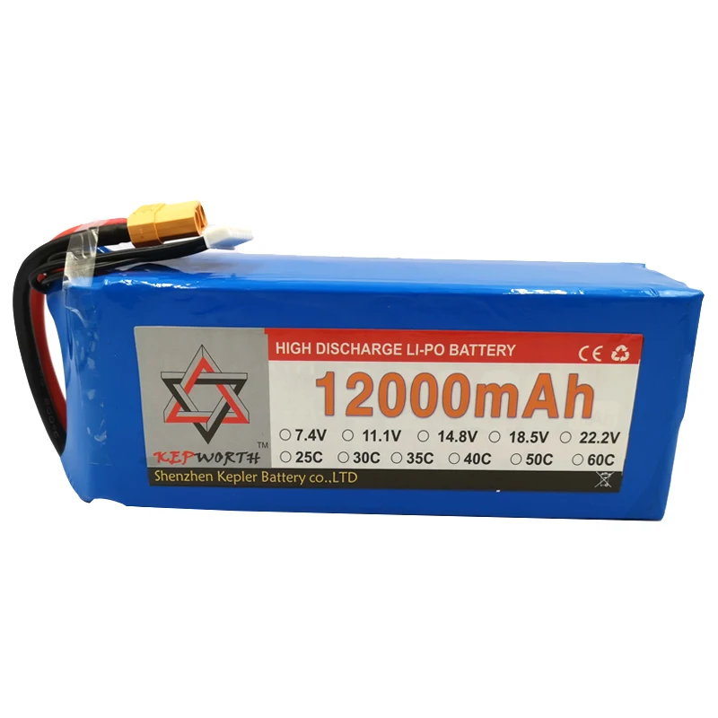 3S 11 1 V RC Lipo батарея 12000mAh 25C Высокая емкость для вертолета Дрон самолет автомобиль