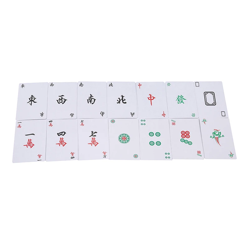 

1 Box Of 144 Paper MahJong Mah Jong Chinese Playing Cards Sets For Party Funny Party Games Funny Party Playing Toys 2023