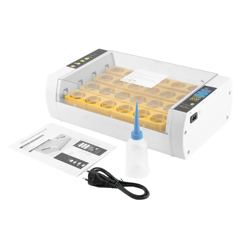 

Brooder Tools 24 Eggs Incubator Bird Chicken Duck Egg EU Incubator Automatic Egg Incubator Pigeon Household Incubators