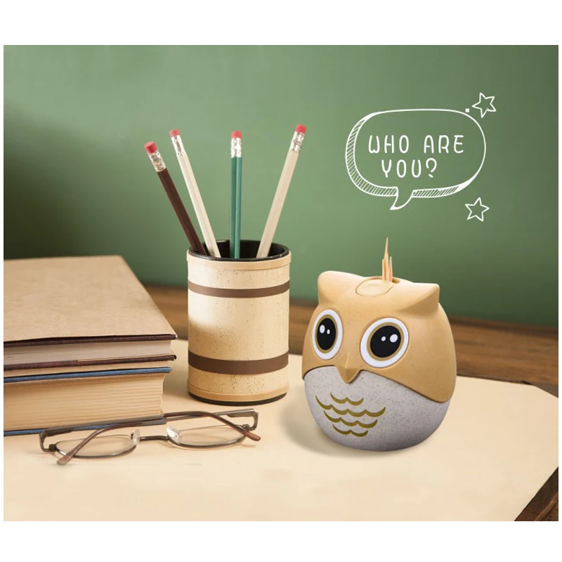 Декоративная коробка для приправ с изображением совы | Дом и сад