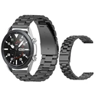 Ремешок из нержавеющей стали для Samsung Galaxy Watch 3 41 мм 45 мм, браслет для Galaxy Active 3 2 40 44 мм, аксессуары для часов
