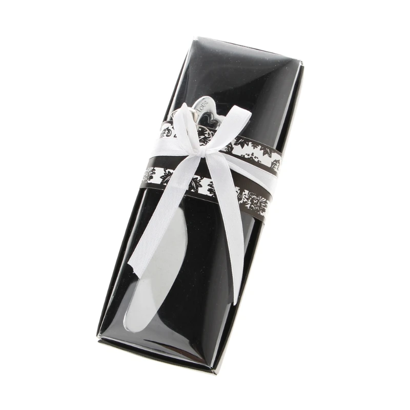 

Wedding Party Cake Knife Butter Cream Spatula Heart Handle Stainless Steel Y1QB