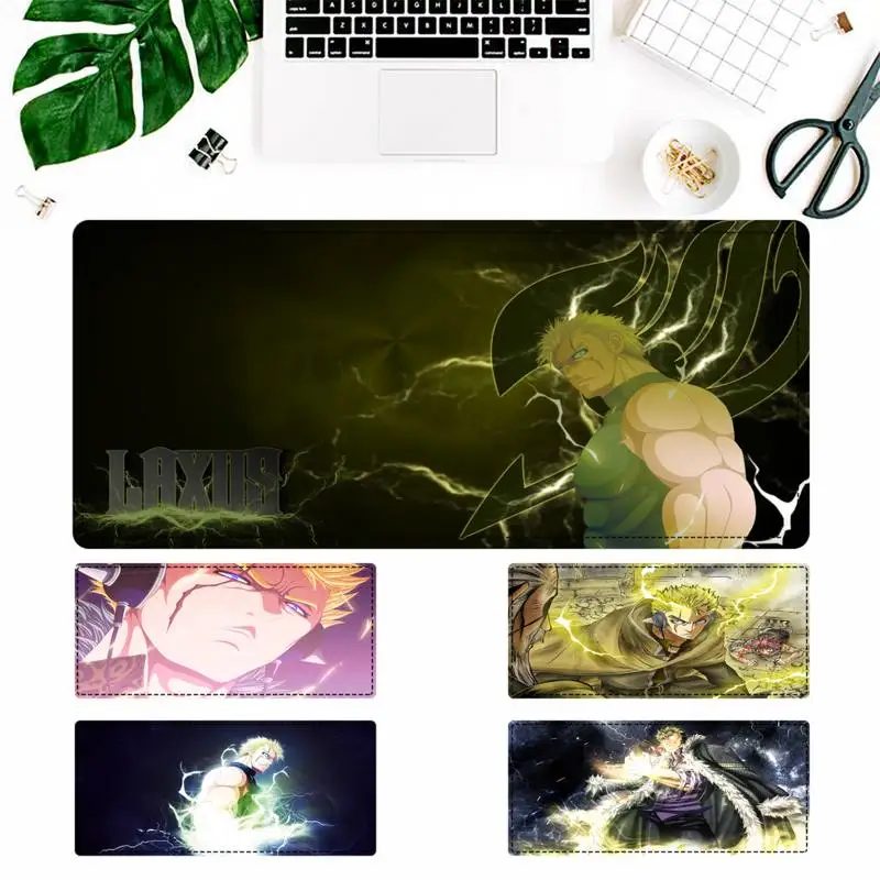 

Girly Fairy Tail Laxus Dreyar Mouse Pad Gamer Keyboard Maus Pad Desk Mouse Mat Game Accessories For Overwatch
