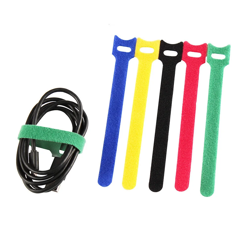 50 шт. нейлоновые липкие кабельные стяжки многофункциональная ТВ компьютерная