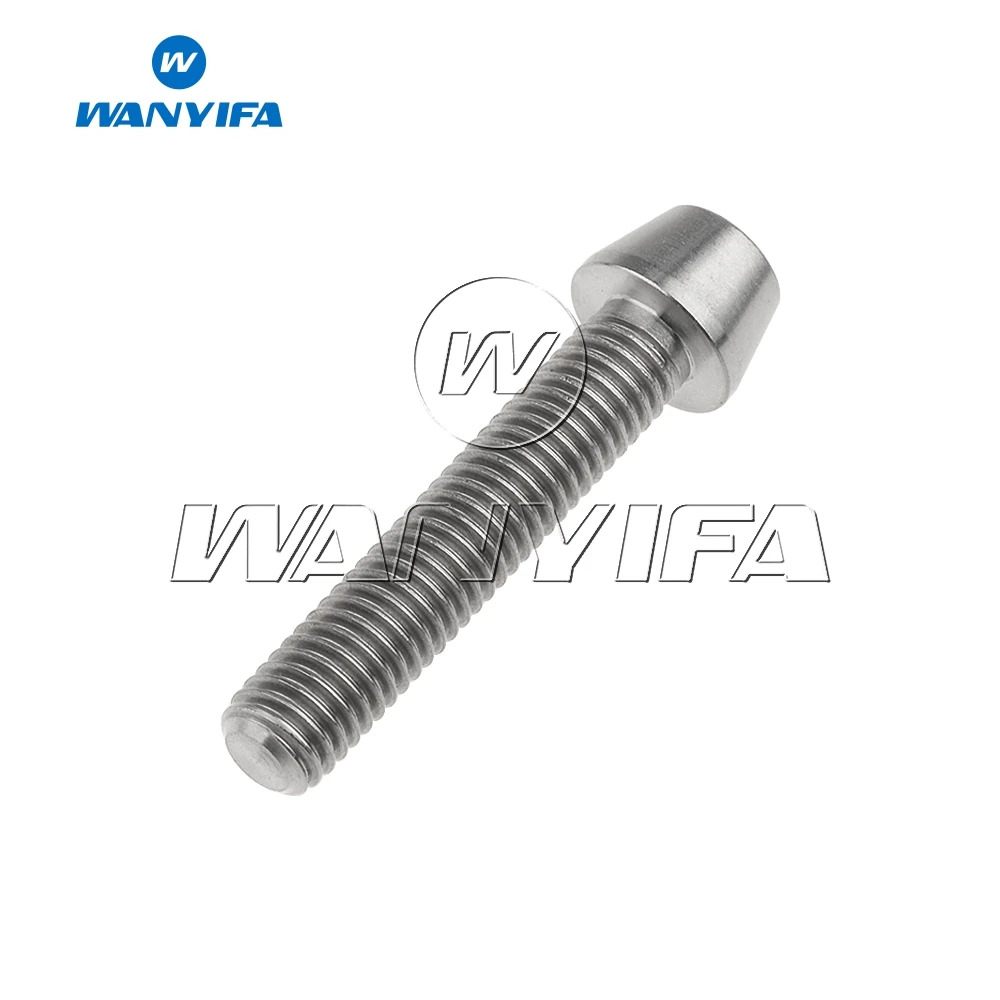 Титановый &quotWanyifa&quot Болт M8x40mm шестигранный ключ полная резьба Винт для
