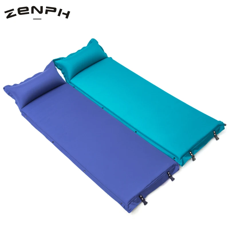 Zenph открытый один надувной матрас сверхлегкий спальные подушечки надувные