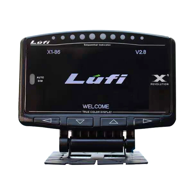 Фото Автомобильный смарт-датчик Lufi X1 OBD 2, спидометр, цифровой турбинный прибор для измерения давления масла, OBD 2 монитор №3