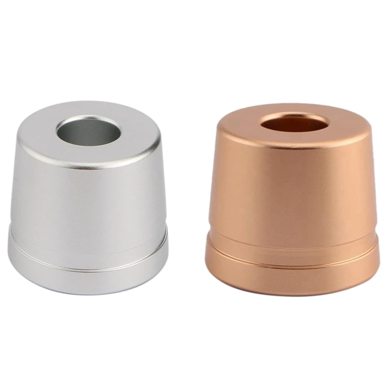

2PCS Safety Razor Stand/Base Aluminum Alloy Regular Razor Holder (Razor Not Included), Golden & Silver