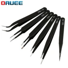 Щипцы из нержавеющей стали для бровей, пинцет для бровей и ресниц, антистатический набор инструментов для ремонта и обслуживания, инструмент для моделирования, ручные инструменты