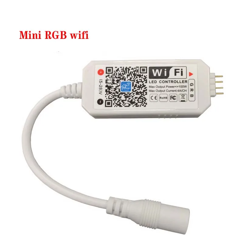 Bluetooth-Совместимый Беспроводной контроллер Wi-Fi RGB/RGBW ИК RF светодиодный для