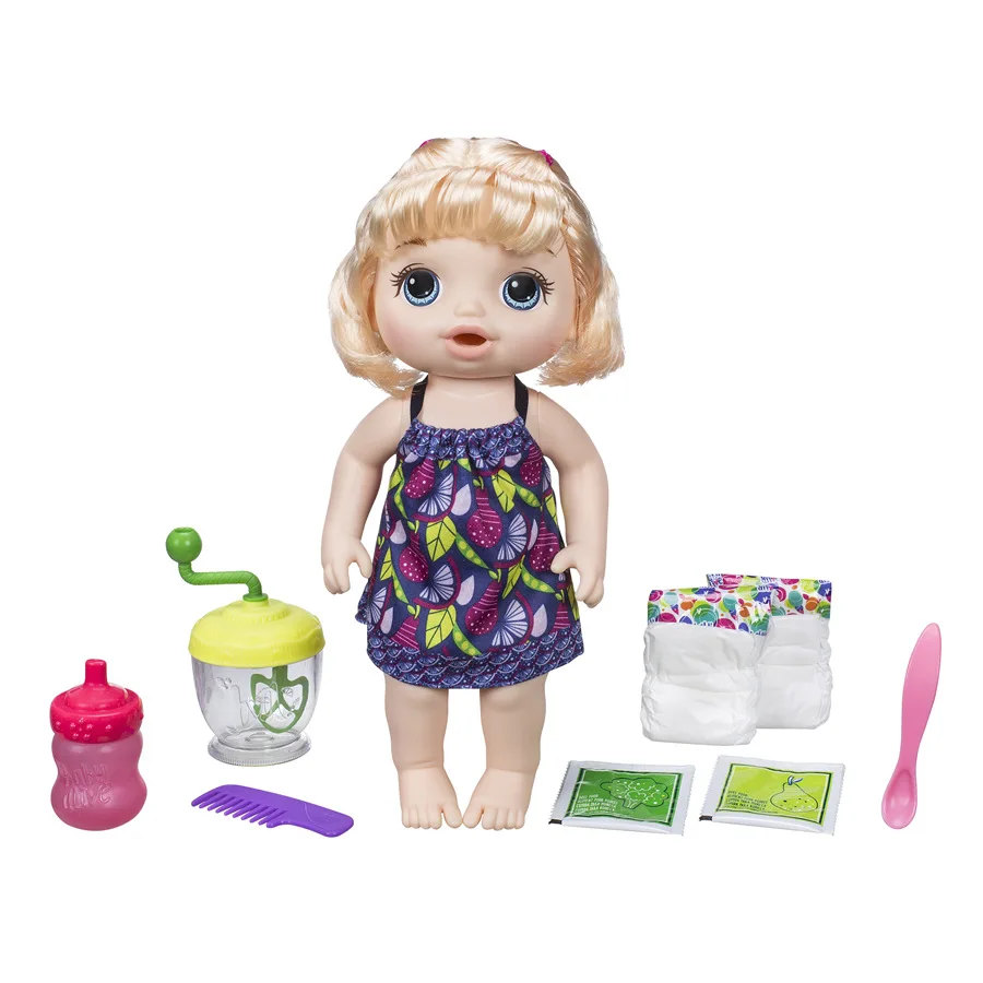 

Hasbro Baby Alive Vinyl Doll Drinking Pee Cute Babies Reborn Silicone Girl Gift Pretend Play Girls Baby Doll Interactive Toys