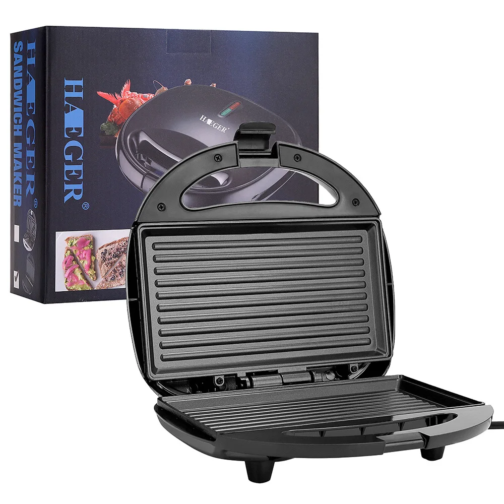 Электрический аппарат для приготовления вафель 750 Вт Железная машина сэндвичей