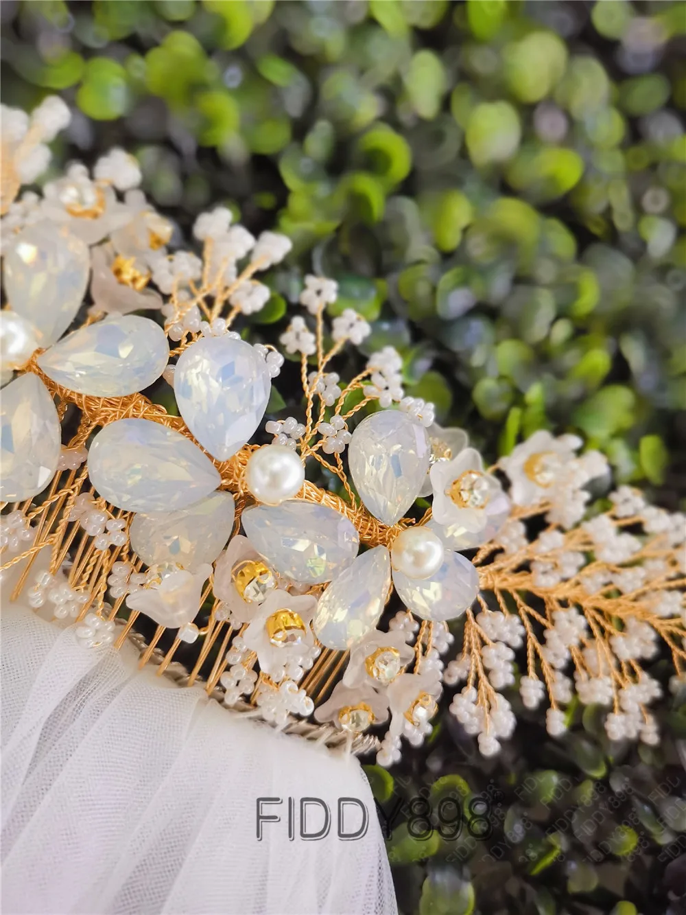 Модные свадебные аксессуары для невесты 2020 новейшие Цветочные гребни волос