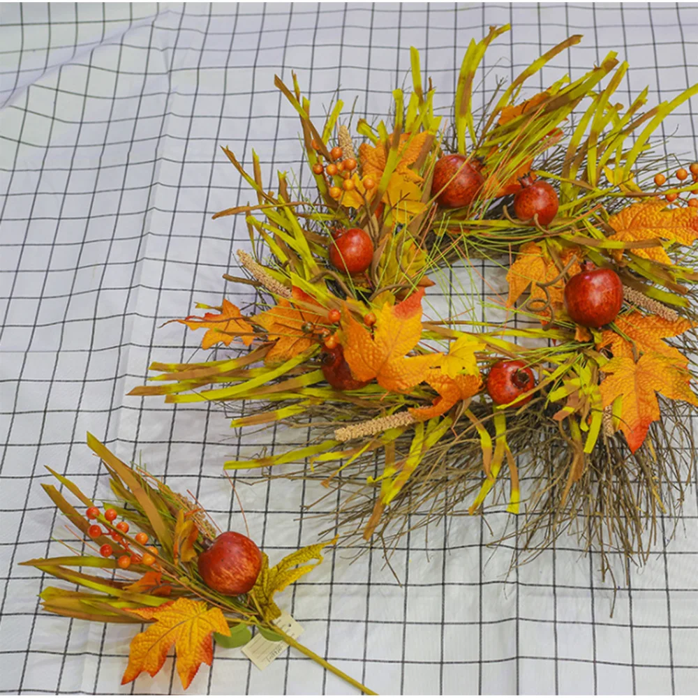 

Wreath Trellis Floral Accessories Simulation Garlands Door 1pcs Decoration 60cm Balausta Wall Garden Hanging Artificial Flowers