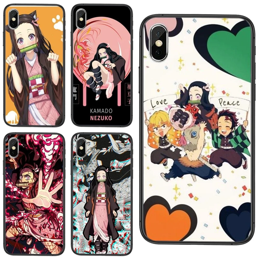 Распродажа мягкий чехол для телефона рассекающий демонов камадо незуко Redmi Note 10 9