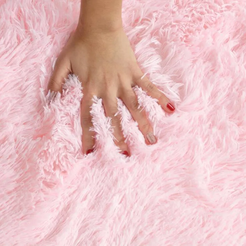 2020 черный мягкий ковры противоскользящая плюшевая повязка для волос лохматый