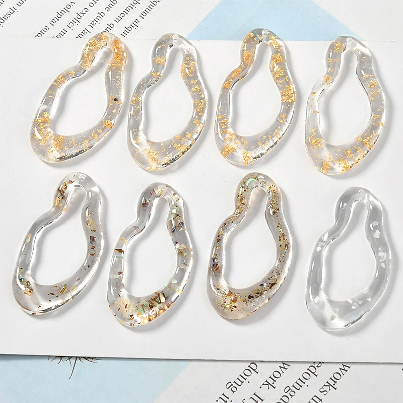 Специальные формы абстрактные прозрачные капли воды полые смолы платины