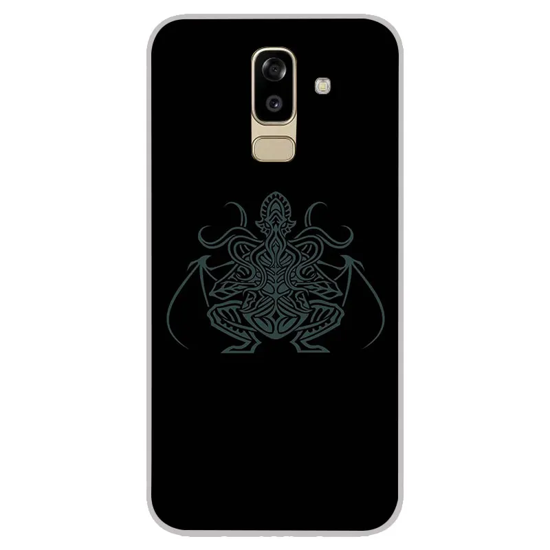 Cthulhu матовый Силиконовый чехол для samsung galaxy J2 pro J3 J4 J6 J7 J8 A5 A7 A9 A8 A6 плюс 2018 TPU