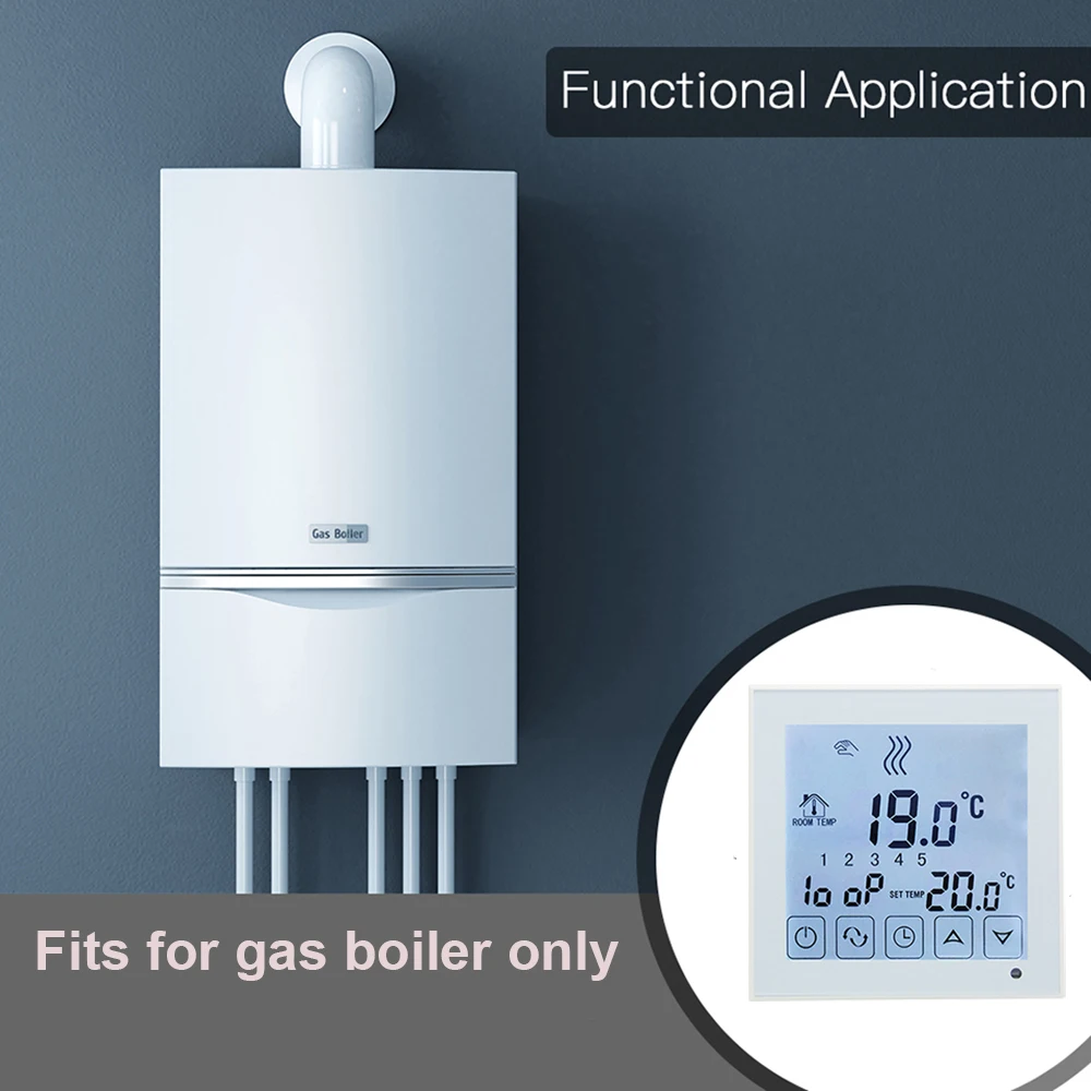 Контроллер температуры цифровой Еженедельно Программируемый Термостат
