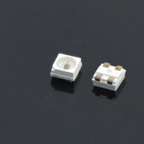 20-1500 шт. WS2812B (4 контакта) индивидуально адресуемые цифровые светодиодные чипы RGB 2812 светодиодный чип IC 3535 мини RGB полный цвет мечты DC5V