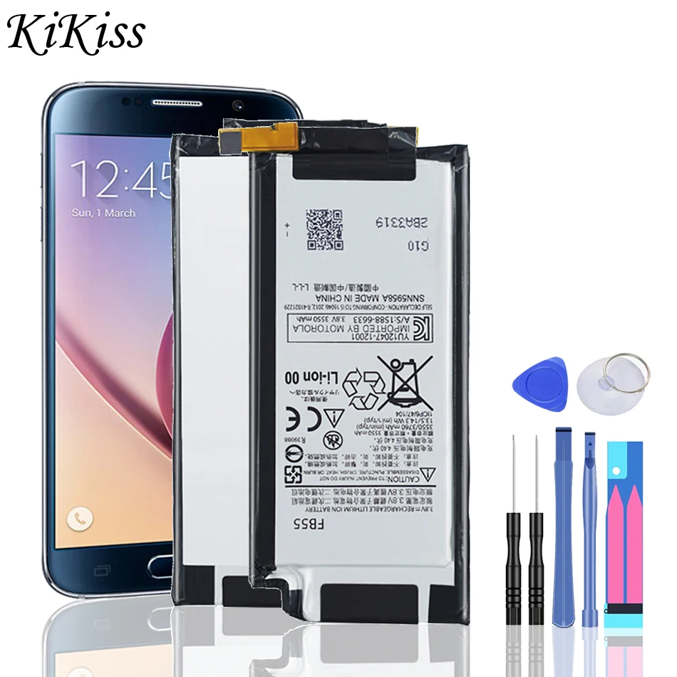 Аккумуляторная батарея FB55 3760 мАч для Motorola Droid Turbo 2 Turbo2 Moto X Force XT1580 XT1581 XT1585 FB 55 |