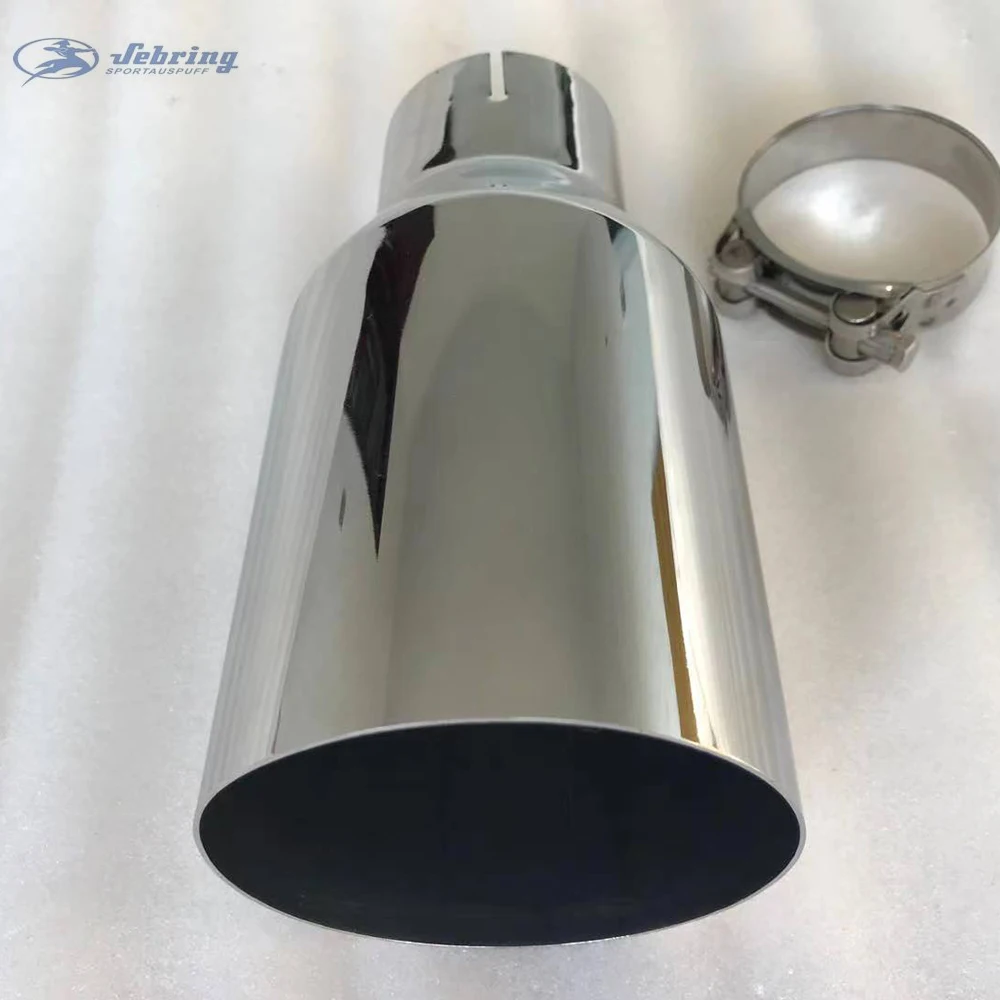 

Stainless steel vehicle refitting universal exhaust car muffler tail throat Car modification for b-mw e90 exhaust tip w222 pipe