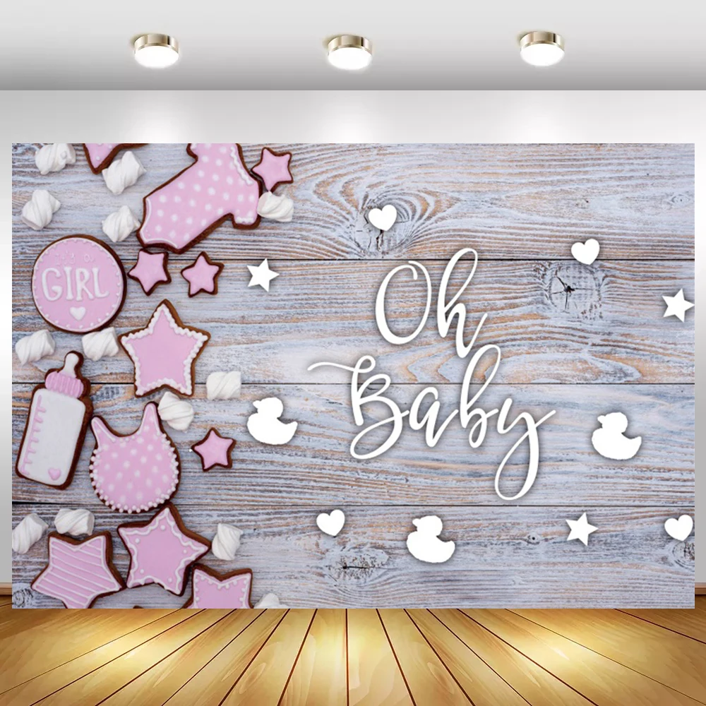 Oh Baby Wood Photo Фоны розовый бутылки из под молока украшенные звездами новорожденных