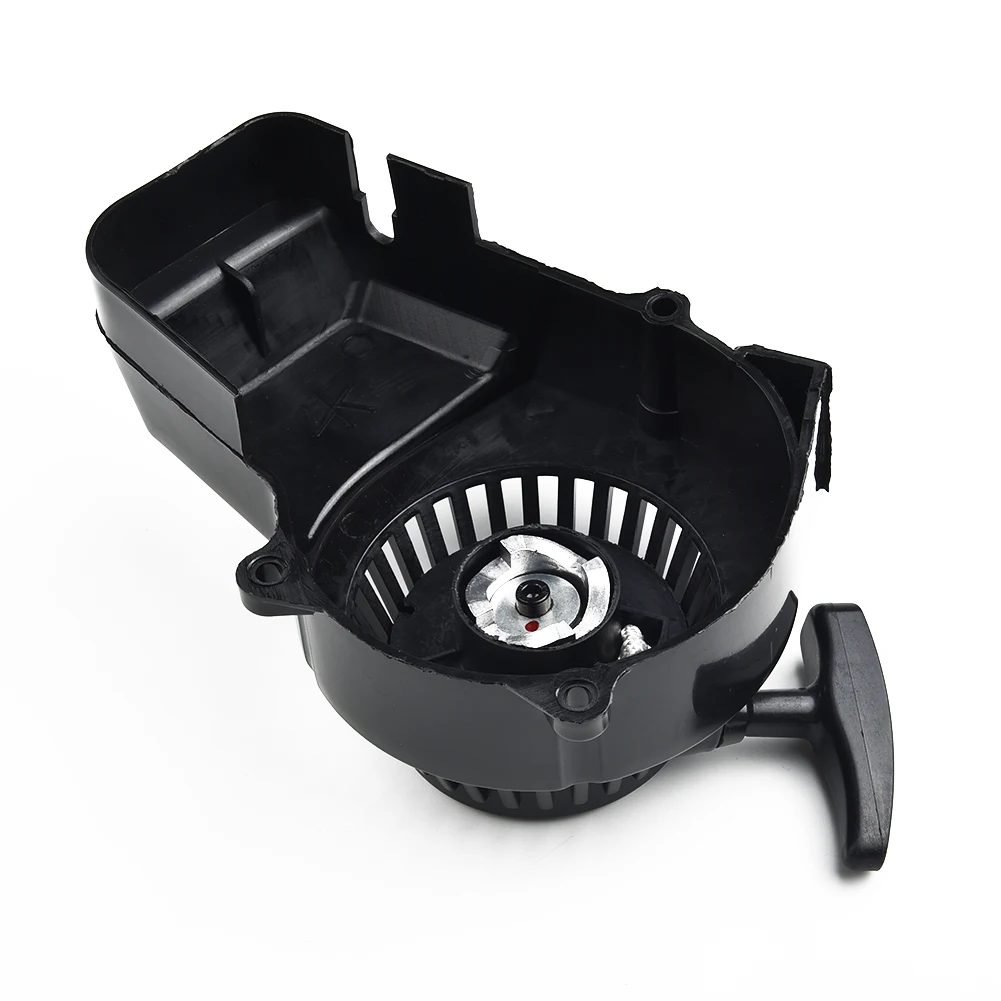 1pc Pull Starter Aluminum Black For most 43/47/49cc 2-stroke pocket bikes Start Durable High quality | Motorcycle